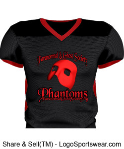 Phantoms Bulky (Home) Black Eyed Jersey Design Zoom