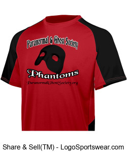 Phantoms (Away) Red Team Jersey Design Zoom